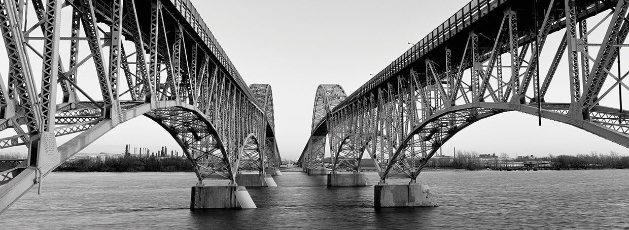 Puentes de South Grand Island Lienzo
