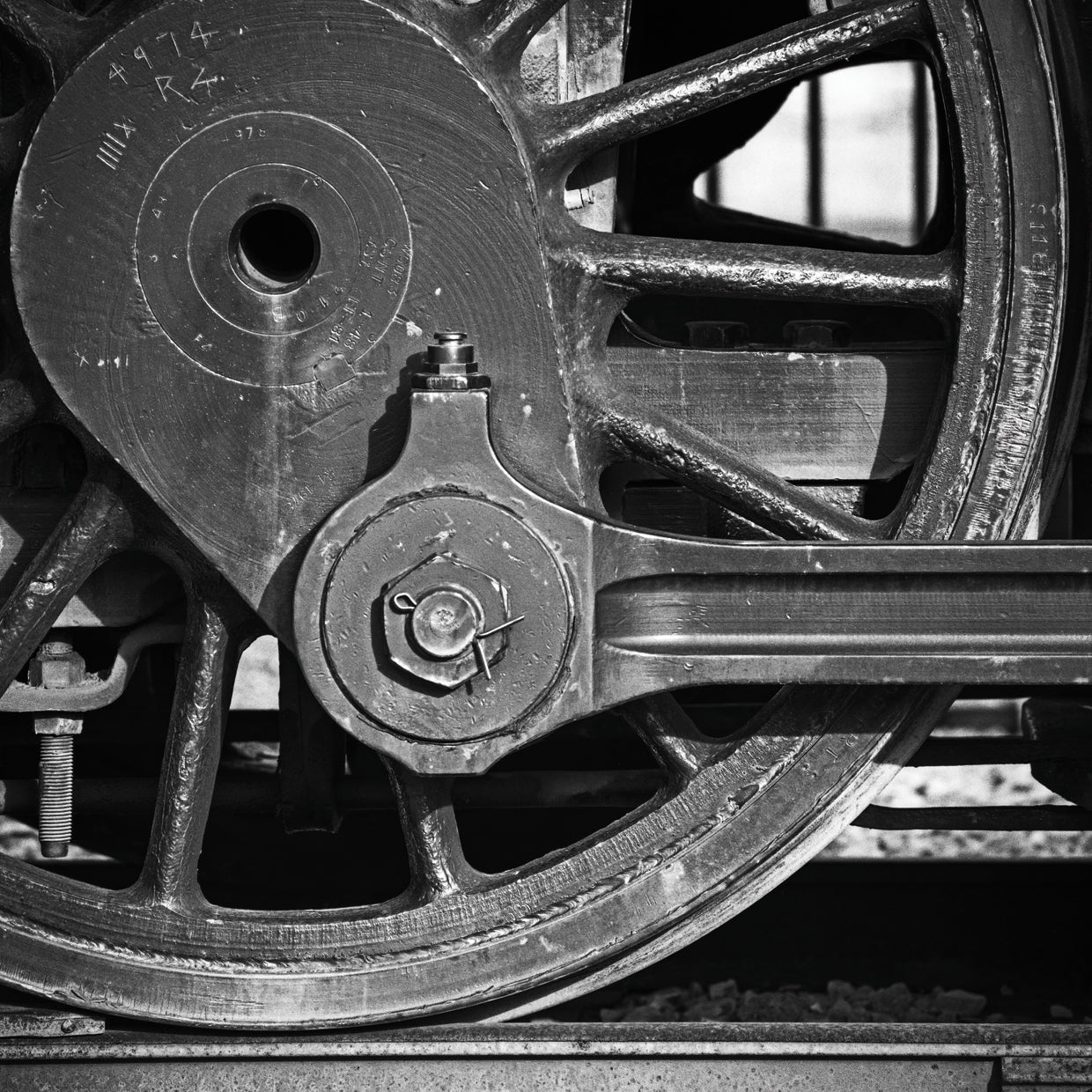 Railcar's Wheel and Driver