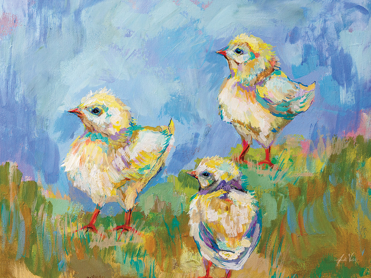 Easter Chicks Trio