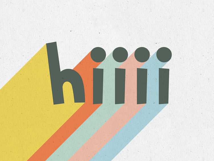 Rainbow Words VI Crop