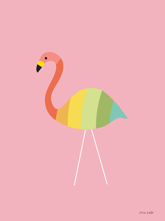 Flamingo Colors Canvas Print
