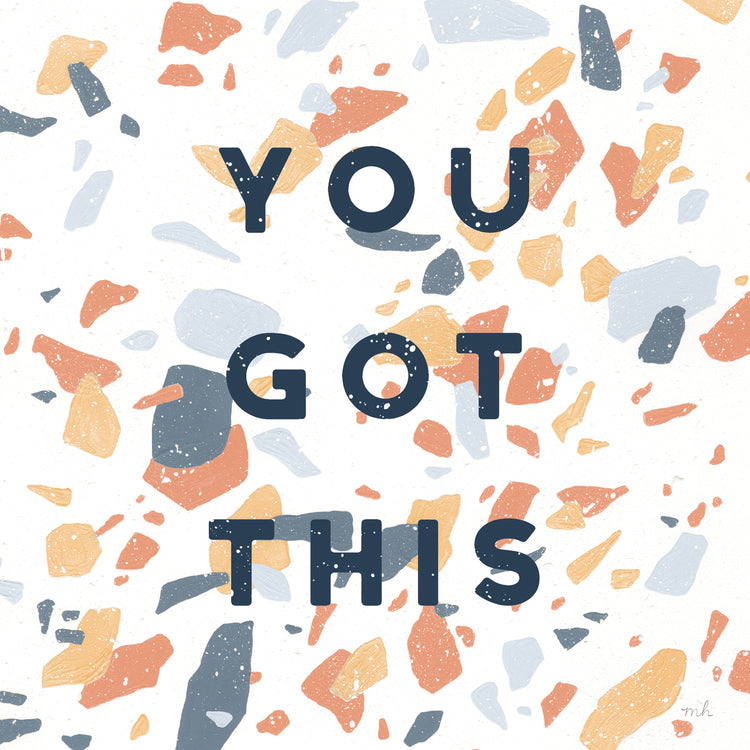 Terrazzo Inspiration II You Retro Lienzo