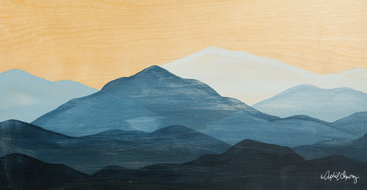 Blue Ridge Mountain Range II Canvas Print