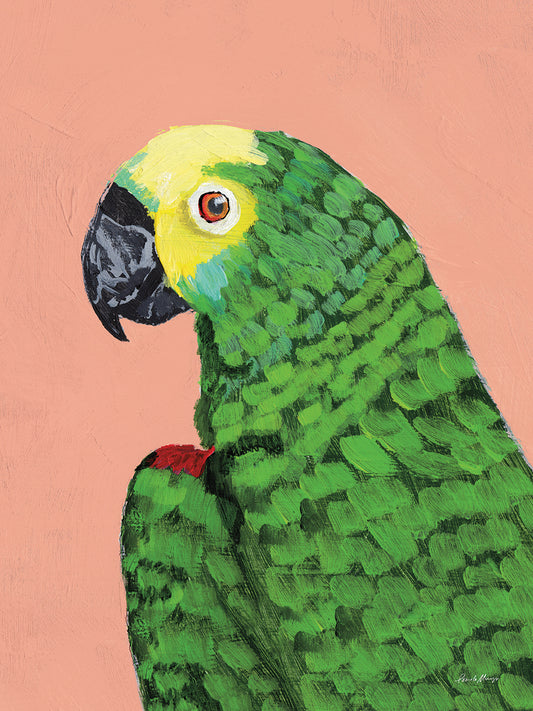 Parrot Head Canvas Print