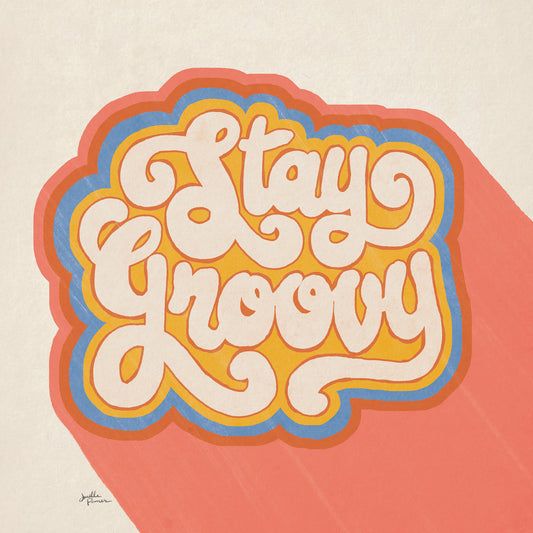 Stay Groovy I Bright Canvas Print