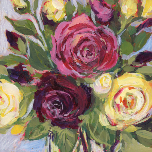Rose Bouquet Canvas Print