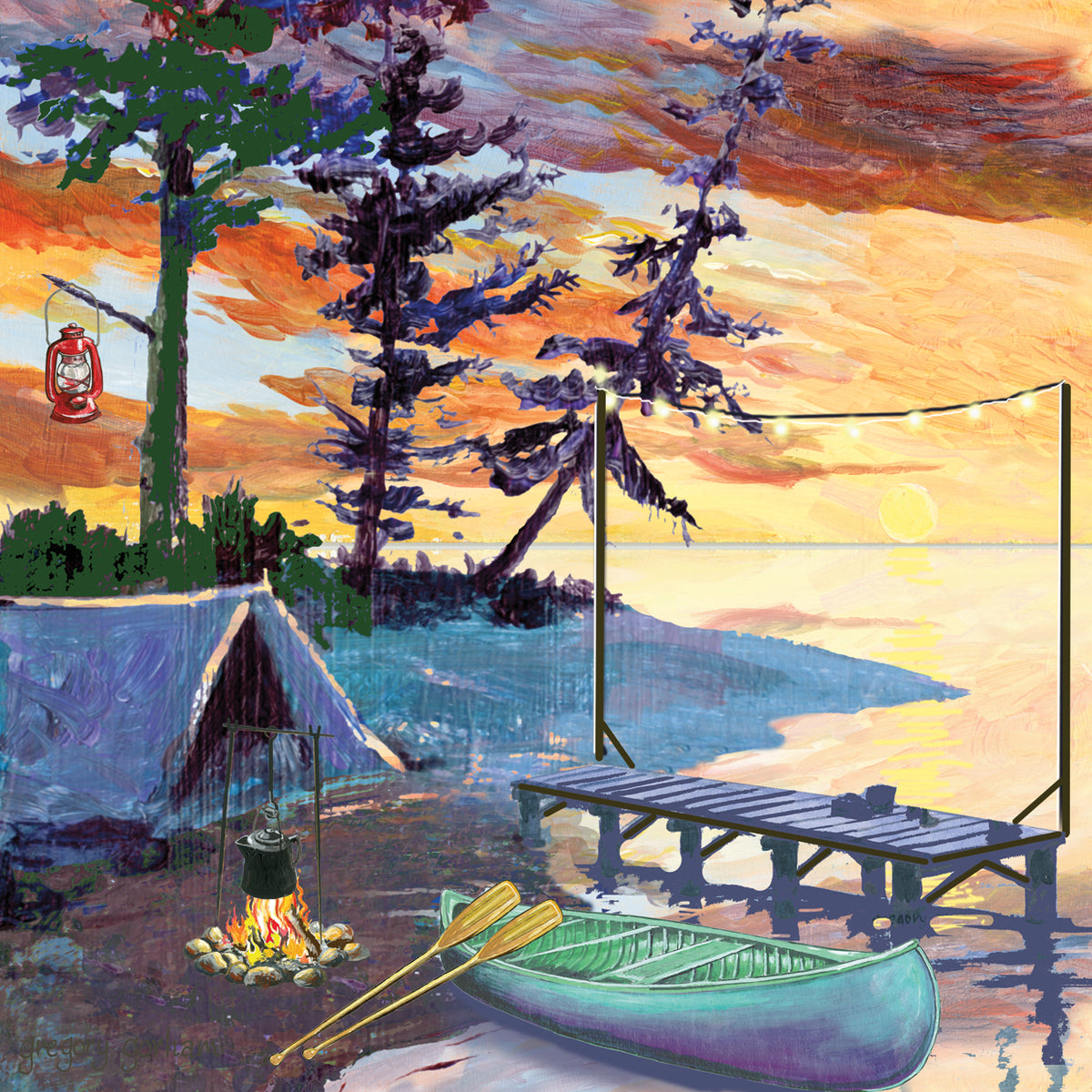 Camp by the Dock