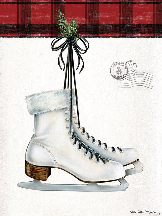 Winter Skates Canvas Print