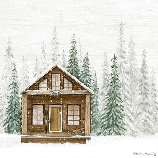 Pine Cabin Canvas Print