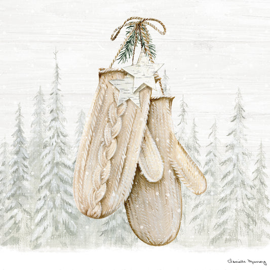 Pine Forest Mittens Canvas Print