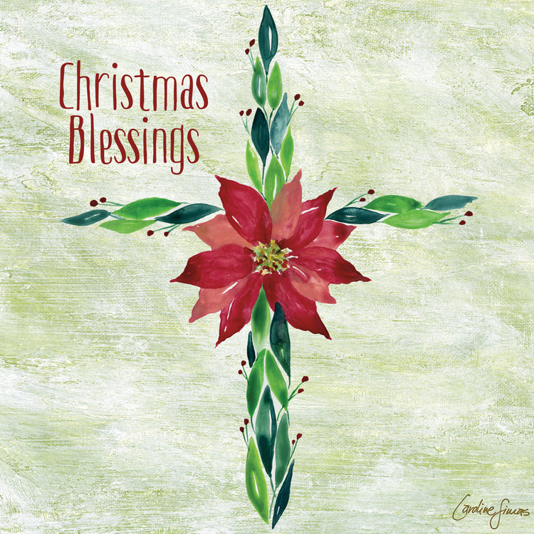 Christmas Garland Cross