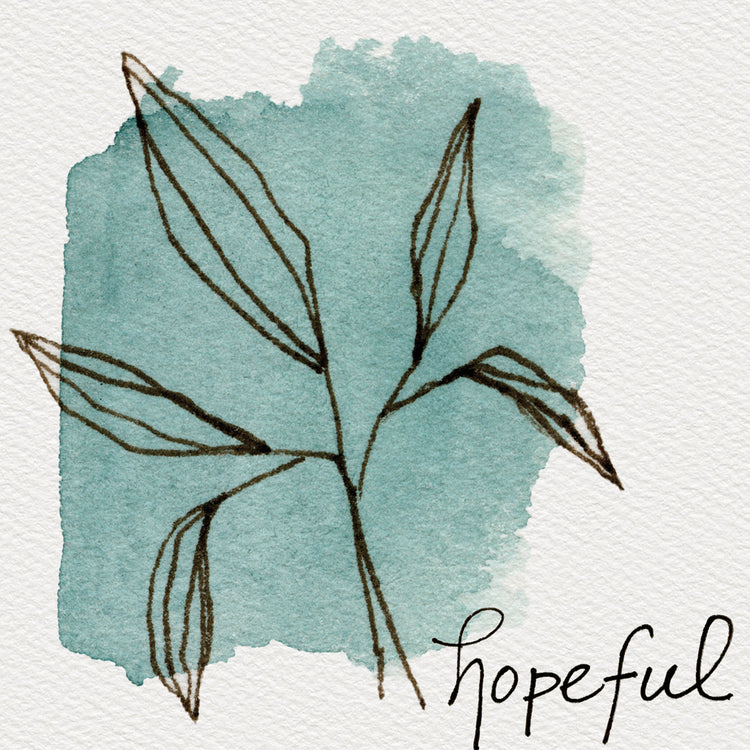 Floral Doodles Hopeful