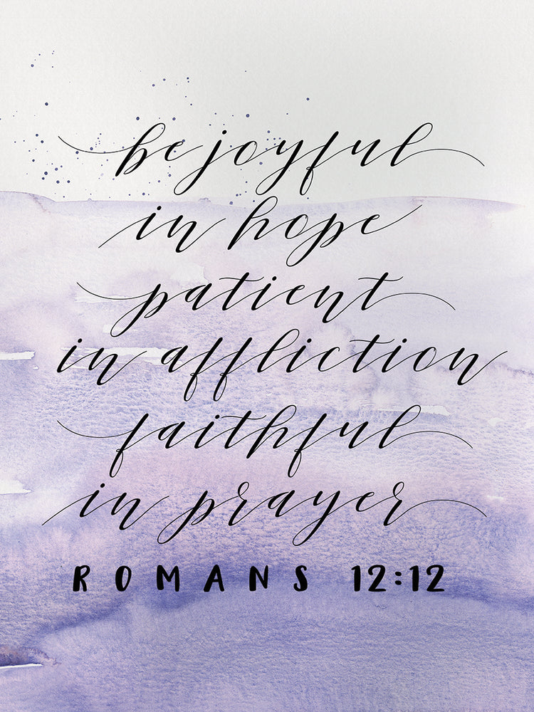 Be Joyful in Hope…