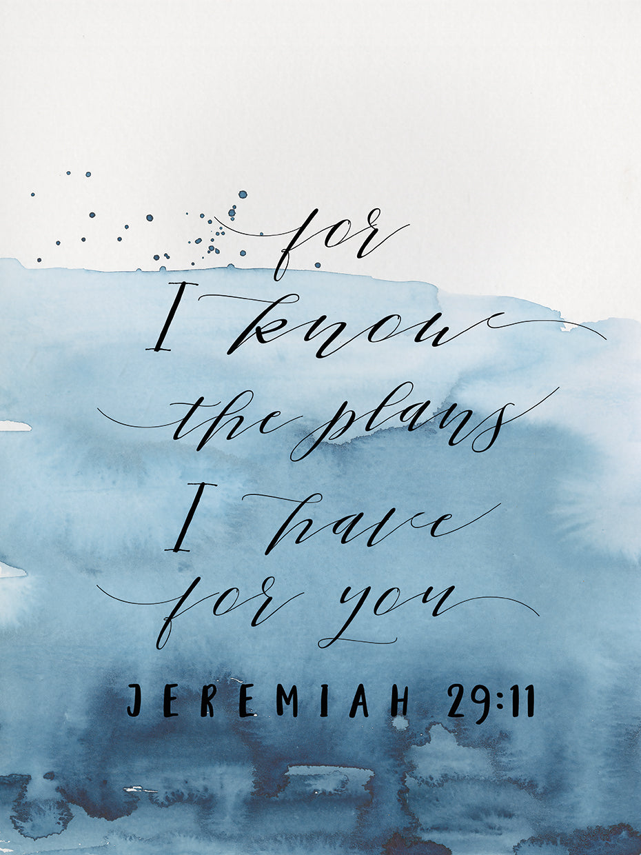 For I Know the Plans….