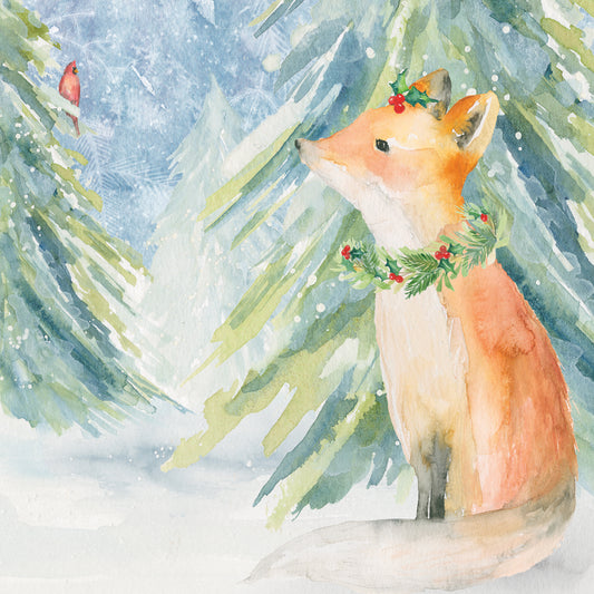 Woodland Fox Canvas Print