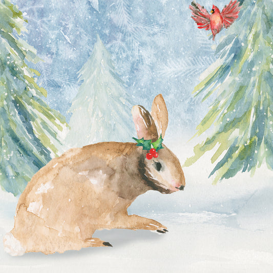 Woodland Rabbit Canvas Print