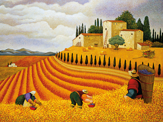 Village Harvest Canvas Print