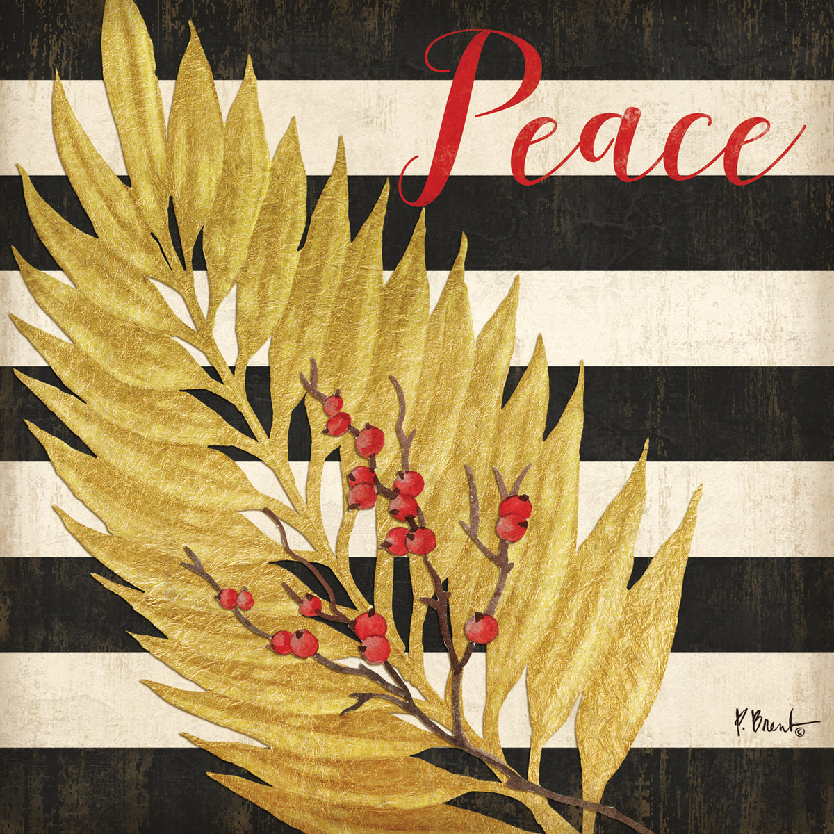 Holiday Palm Leaf III