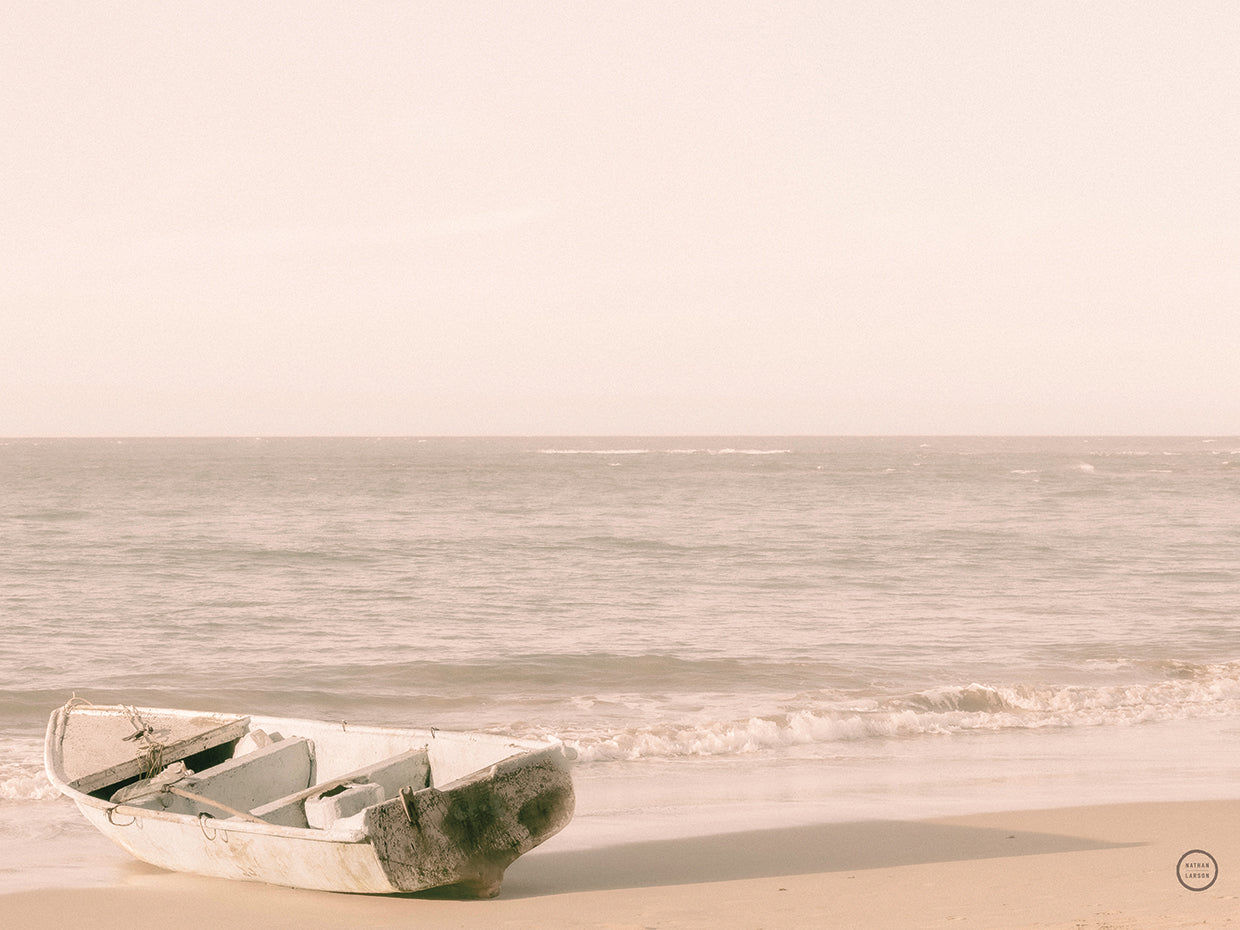 Fishing Boat at Sunset