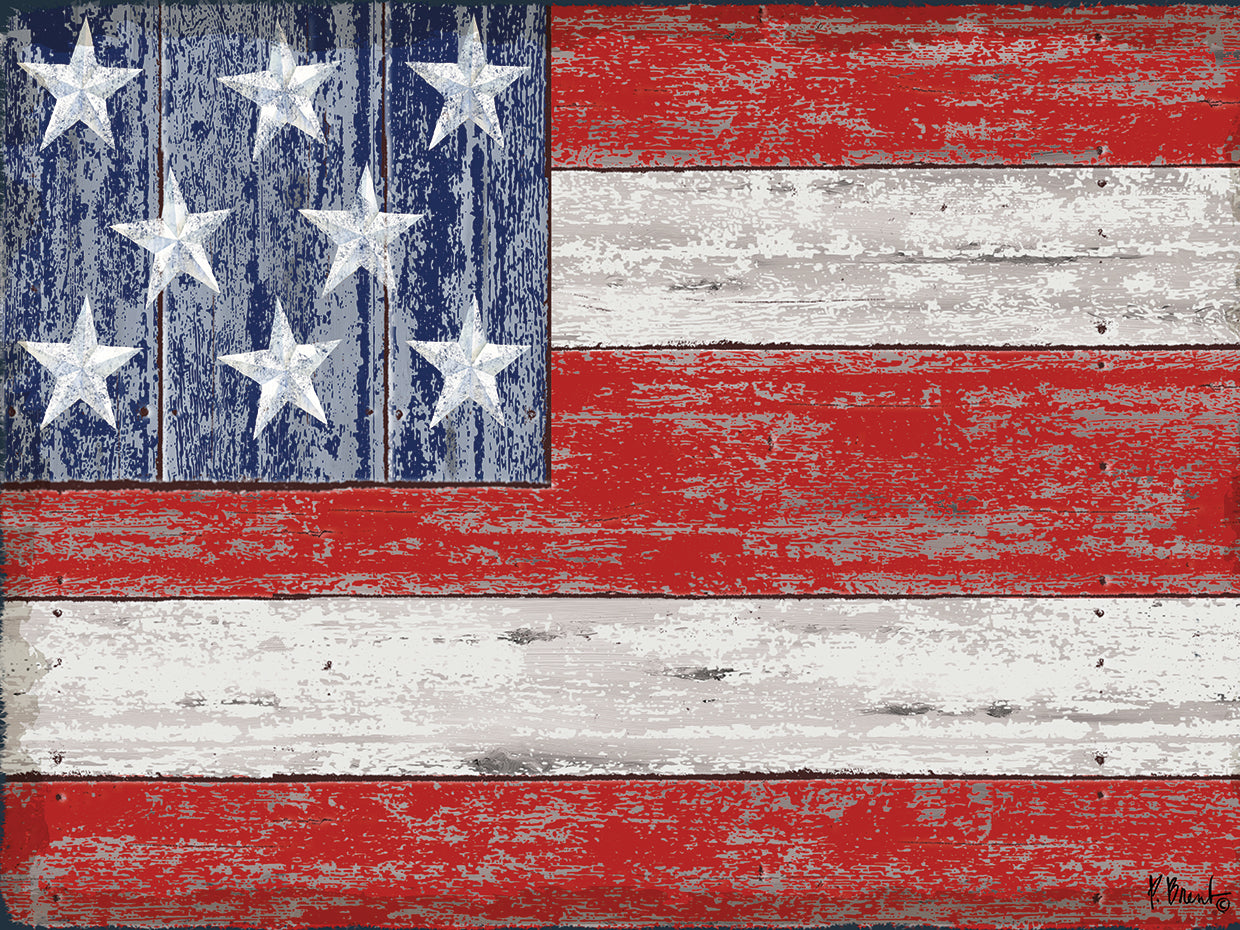 Distressed American Flag