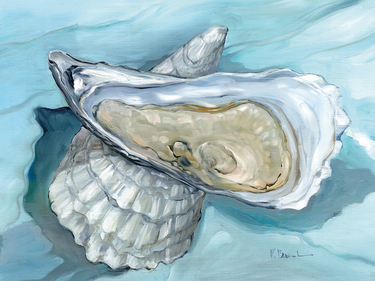 Oyster Close Up VIII – Aqua