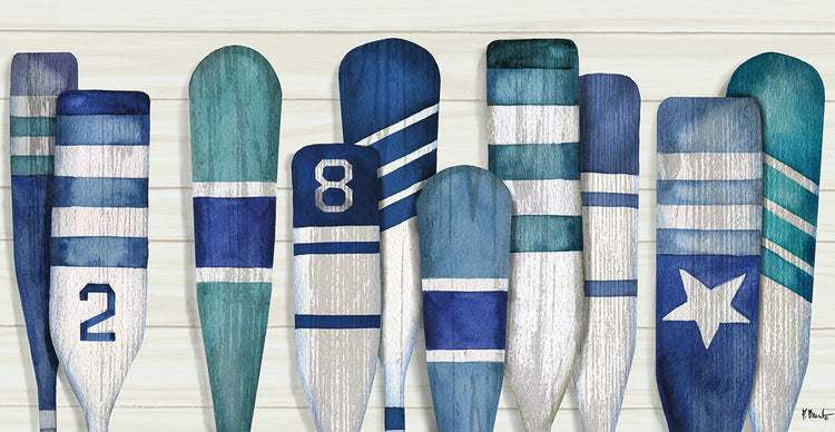 Port Oars Horizontal – Blue