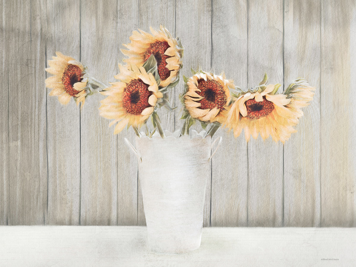 Country Sunflower Vase