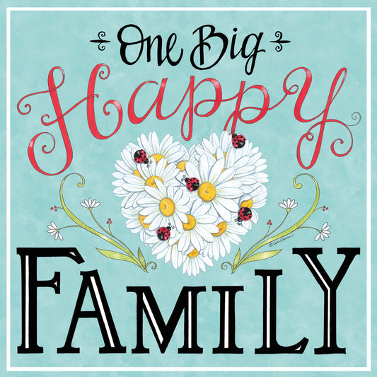 Our Big Happy Family Canvas Print