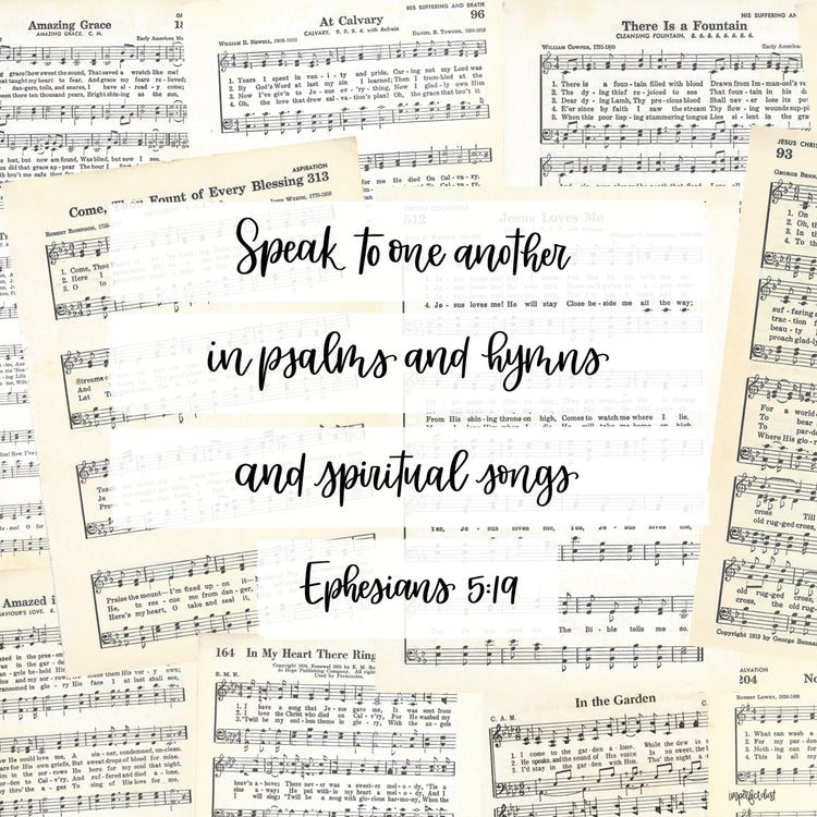 Salmos e himnos Lienzo