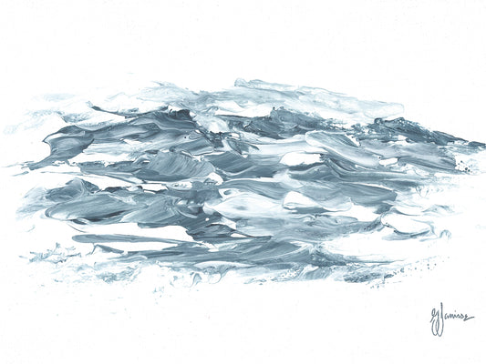Turbulent Waters I Canvas Print