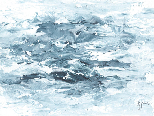 Turbulent Waters II Canvas Print