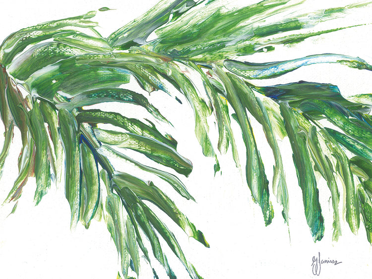 Green Palm Leaves
