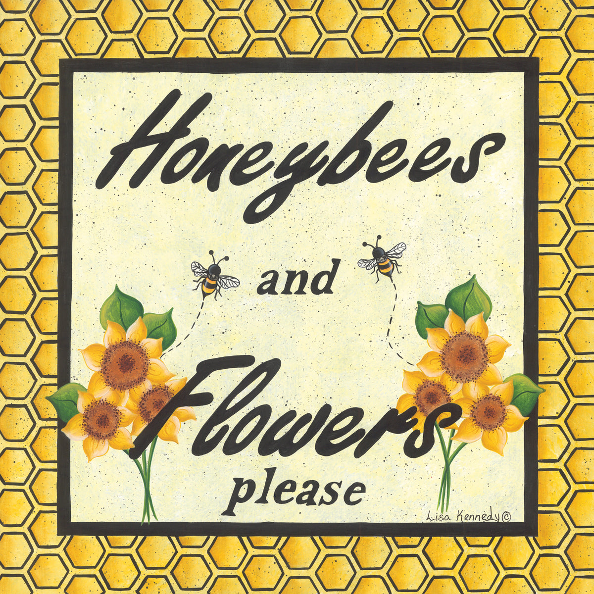 Honeybees & Flowers