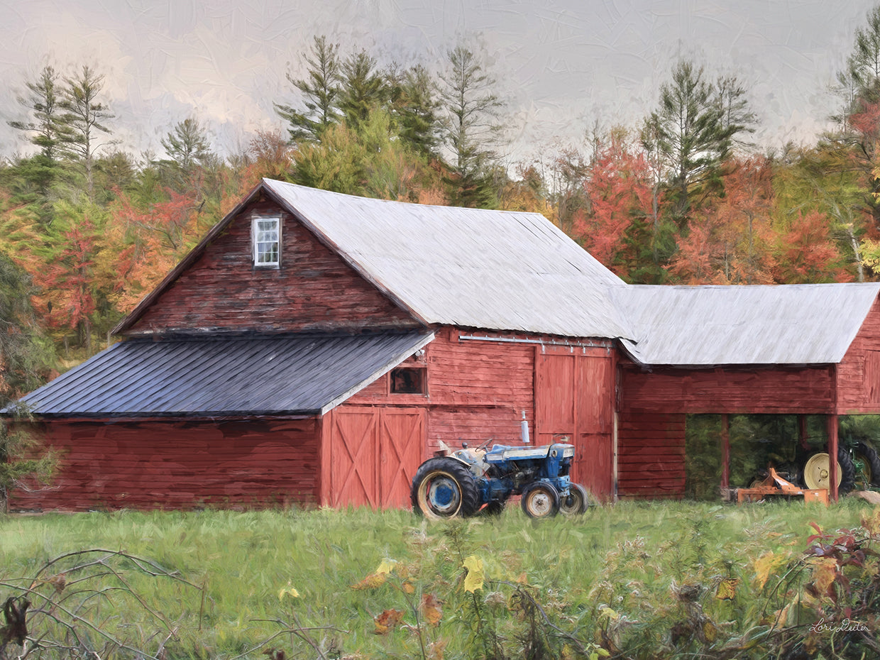 Red Adirondack Barn