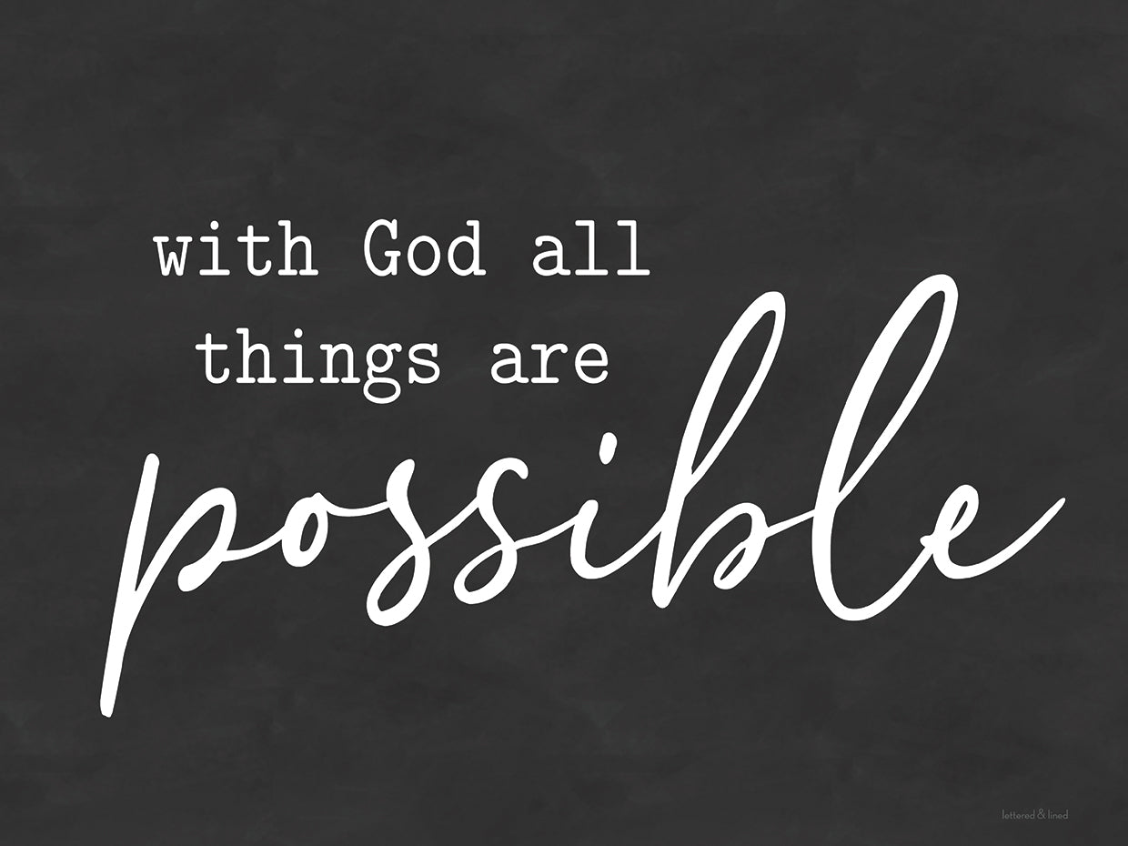 With God All Things Are Possible