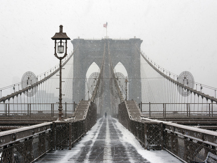 Brooklyn Bridge Snow