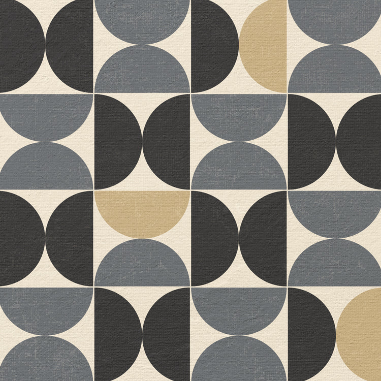 Minimalist Abstract Geometric 70s Style