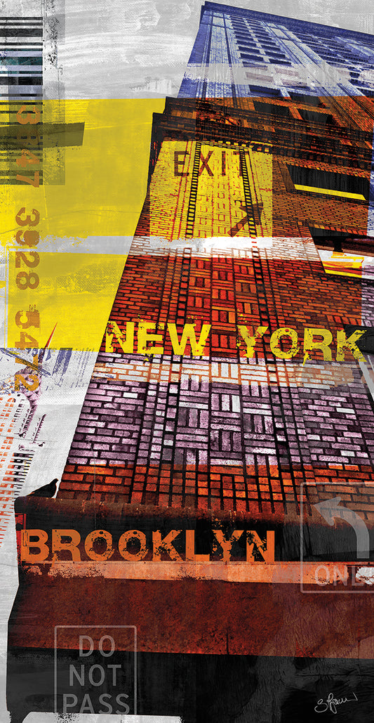New York Sky III Canvas Print