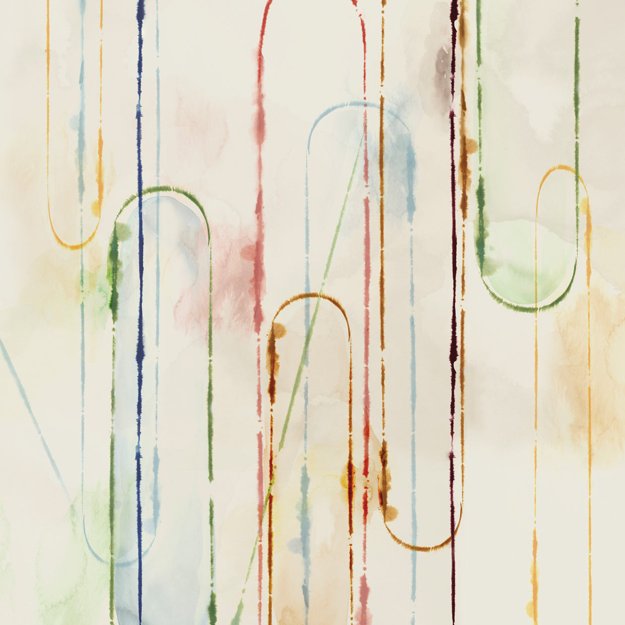 Rainbow Paper Clips I