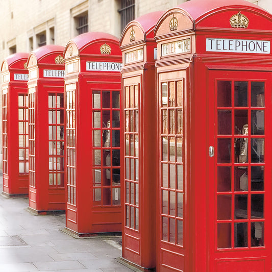 London Phoneboxes Canvas Print