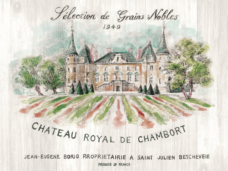 Chateau Chambort on Wood Color