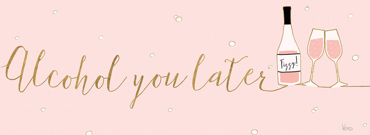 Underlined Bubbly IV Pink