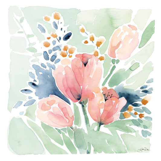 Tulip Bower Canvas Print