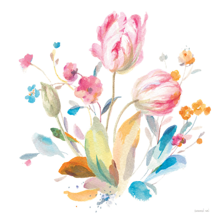 Tulipanes de primavera I Lienzo