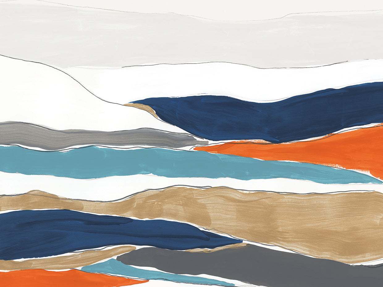 Orange Rolling Hills II