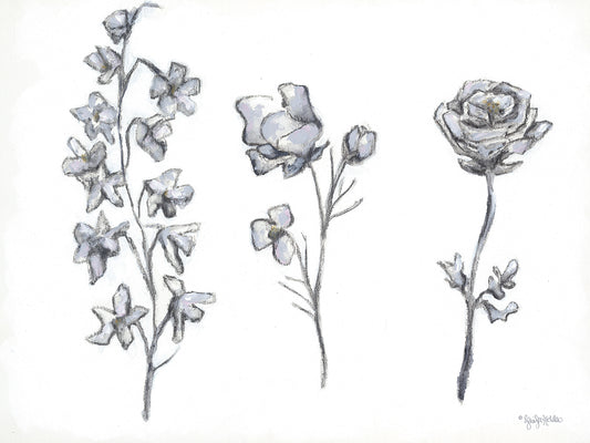 Floral Trio Canvas Print