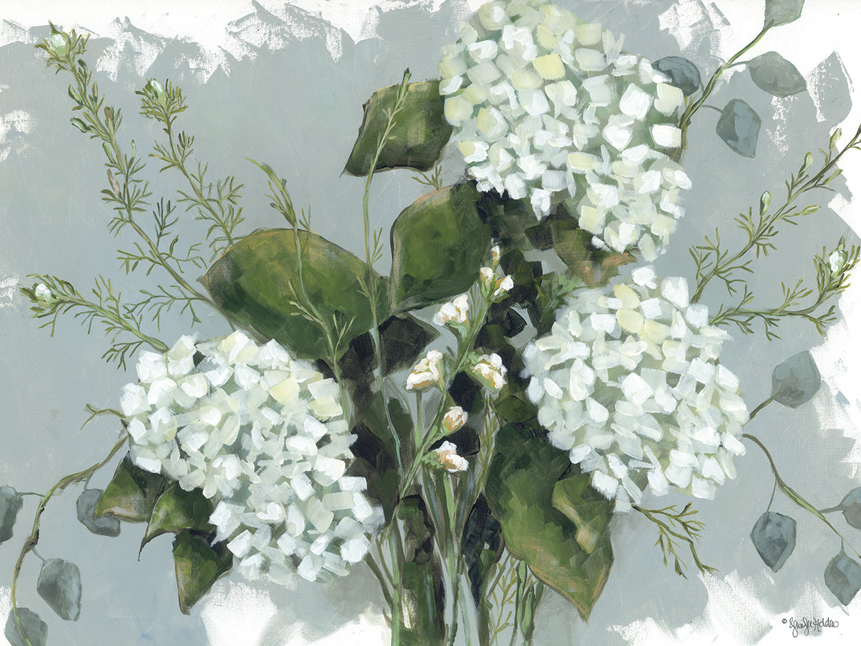 Hydrangeas in White