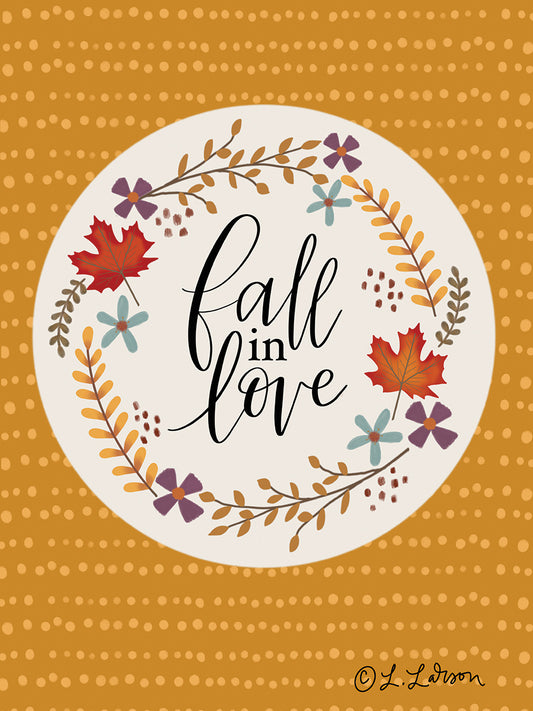 Fall In Love Canvas Print