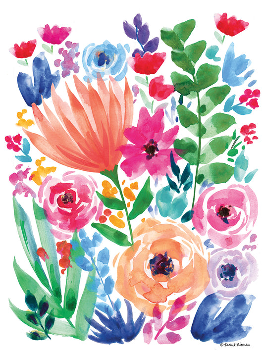 Vibrant Flowers II Canvas Print