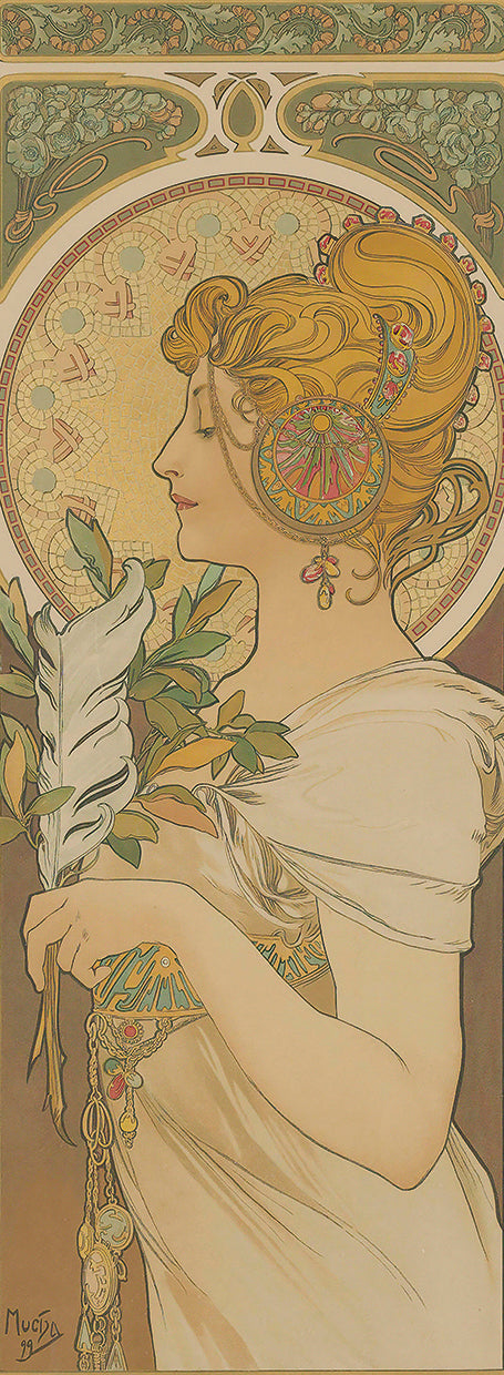La Plume (1899) Canvas Print